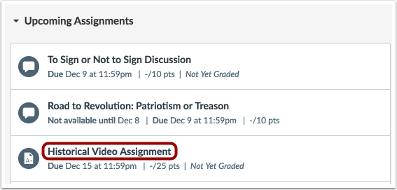 it has been assignment